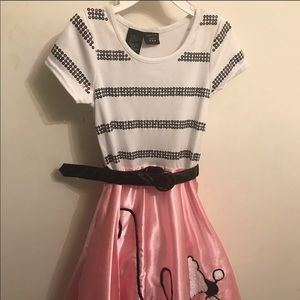 Authentic Kids Sock Hop Dress, Poodle Skirt